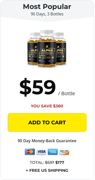 Buy Alpha Surge 3 Bottle